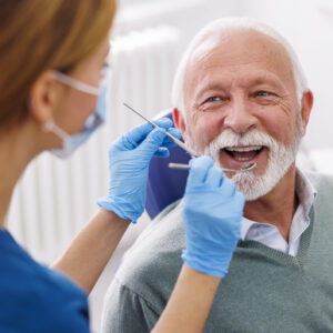 Doctor checking up patient